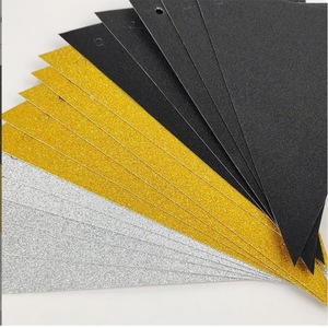 Drapeaux triangulaires, décorations de fête d'anniversaire, bannières colorées pour événements d'enfants, style simple et durable - Product Image 3