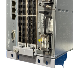 Commutateur Ethernet AC/DC Juniper MX104 POE 32 ports (320GE-SFP <span class=keywords><strong>1RE</strong></span> 1XFP) 2 PSU 2,56 Tbps Licence Perpetuelle Premium - Product Image 2