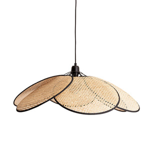 Lámpara Colgante de Estilo Japonés de Bambú Hecha a Mano de Guyue Lighting Factory, 1 Fuente de Luz para Restaurante, Dormitorio, Sala de Estar - Product Image 5