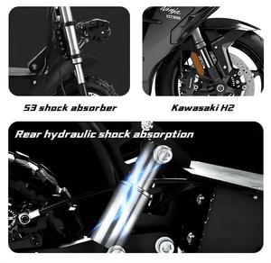 Scooter Eléctrico S3 de Aluminio - Batería de 60V 38AH, Plegable, Impermeable, con Amortiguación Hidráulica y Ruedas, Scooter Rápido S3 - Product Image 2