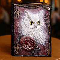 Carnet de notes magique à feuilles mobiles style européen vintage Owl Shuangluo NAF06, 110 feuilles, sans impression, cadeau créatif de grande valeur, Chine
