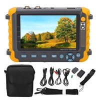 Penguji Kamera CCTV 5MP 4IN1 AHD TVI CVI CVBS dengan Monitor LCD 5 Inci dan Baterai Terpasang untuk Aksesori CCTV
