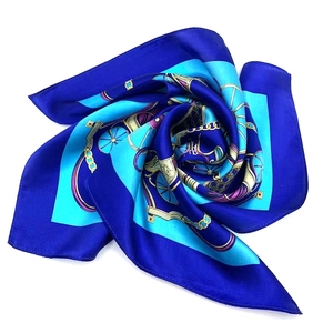 Meilleur <span class=keywords><strong>prix</strong></span> Keer modèle 012-B foulard pour femme en <span class=keywords><strong>soie</strong></span> 100% imprimé <span class=keywords><strong>carré</strong></span> <span class=keywords><strong>de</strong></span> luxe - Product Image 5