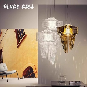 <span class=keywords><strong>Lampadario</strong></span> LED in acrilico lungo e medio, stile europeo di lusso creativo, per villa, scala e soggiorno - Collezione Italy <span class=keywords><strong>Slamp</strong></span> ARIA - Product Image 5