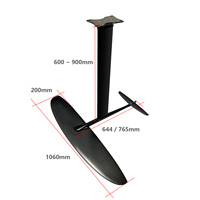 BSC1060 Carbon Hydrofoil Wing Wing Foil Surf Foil SUP Downwind Pumping Easy Lift Responsive Front Wing All Around Use Rider