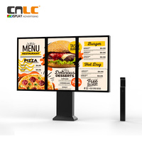 Panneau de menu Drive-Thru simple, double et triple écran Affichages de commande extérieurs avec kiosque de casque de système d'interphone