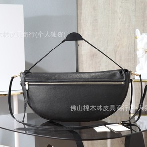 Sac à main, épaule et bandoulière en cuir de mouton de qualité supérieure, modèle croissant, en acier massif, <span class=keywords><strong>original</strong></span> d'usine, pour femme, collection 2026 - Product Image 4