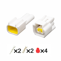 Connecteur Électrique Étanche 2 Voies Série Furukawa 090 pour Lève-Vitre, FW-C-2M-B/FW-C-2F-B