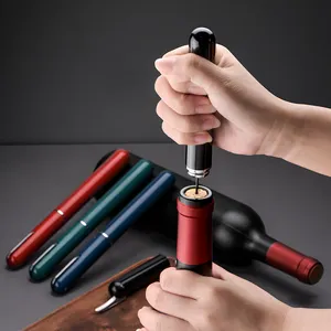 Hot Sale Mini Air Pressure Air Pump Wine Bottle Opener Pen in Stock