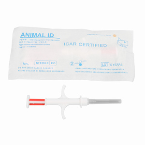 <span class=keywords><strong>Puce</strong></span> pour animaux de compagnie 134.2kHz ISO11784/5 étiquettes d'identification pour animaux de compagnie FDX-B Kit d'implant de <span class=keywords><strong>puce</strong></span> RFID 15 bits pour la gestion et le suivi des animaux - Product Image 2