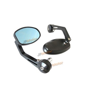 Rétroviseurs universels JPMotor en aluminium 6061 T6 pour moto avec verre anti-éblouissement bleu pour <span class=keywords><strong>Cafe</strong></span> <span class=keywords><strong>Racer</strong></span> - Product Image 2