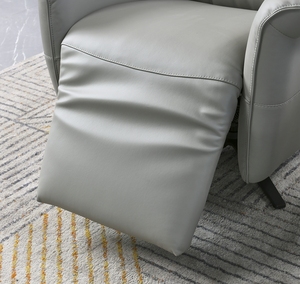 Muebles de Sala de Estar Estilo Italiano, Sillón Individual de Cuero, Silla de Esquina de Alta Calidad Z001 - Product Image 2