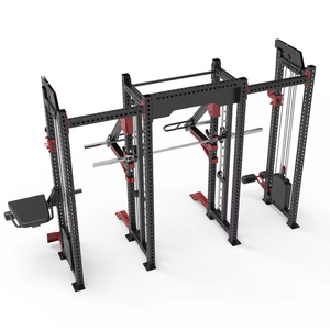 Máy tập đa năng 8 trụ Power Rack Smith Machine, thiết bị tập luyện toàn diện cho phòng tập thể hình, tập ngực và chân - Product Image 6