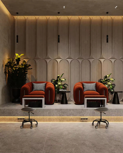 Design d'intérieur de salon de manucure moderne et sophistiqué, armoire de présentation personnalisée pour salon de beauté, décoration intérieure de salon sur mesure - Product Image 6