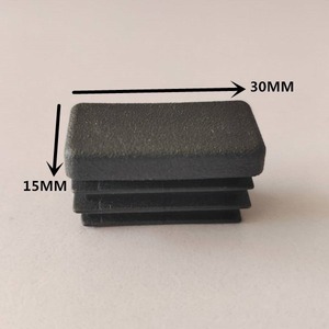 Embout carré en plastique Zengxi pour tube de 30 mm x 15 mm, protection des trous des pieds de meubles et des étagères - Product Image 1