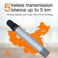 Unité d'acquisition de données sans fil haute précision pour dioxyde de carbone, température et humidité, technologie LoRa, capteur d'oxygène, analyseur de gaz, portée 5 km