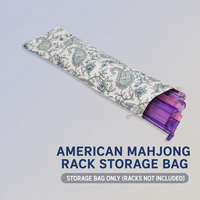 Rak Mahjong Akrilik Premium Kristal Transparan - Ukuran S/M/L Beragam untuk Set Mahjong Profesional Permainan Strategi