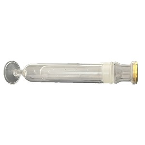 Cigar Aroma Tube With Base Glass Hygrometer Moisture Proof For Cigar Storage And Flavor Enhancement 25.5cm Height - Product Image 2