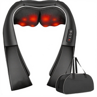 Ceinture de massage électrique Shiatsu pour voiture, à succès, avec contrôle de la minuterie et design pliable pour le soulagement des douleurs au cou et aux épaules
