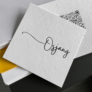 <span class=keywords><strong>Carte</strong></span> en coton 400gsm papier fait à la main <span class=keywords><strong>carte</strong></span> de vœux logo en relief personnalisé pour mariage - Product Image 4