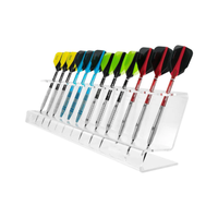Support de présentoir de fléchettes en acrylique transparent à 6 fléchettes