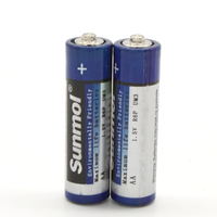 Sunmol China Super Heavy Duty Powercell Piles R03 Batera 1,5 V Pencil Cell Baterías Zinc Carbon Tamaño AA Baterías Batería seca