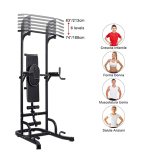 <span class=keywords><strong>Torre</strong></span> de tracción multifunción caliente altura ajustable Estación de inmersión de alta resistencia <span class=keywords><strong>torre</strong></span> de tracción de Fitness <span class=keywords><strong>con</strong></span> <span class=keywords><strong>Banco</strong></span> sentado - Product Image 4