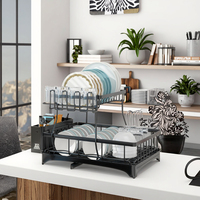 Support de bol de stockage de table amovible OEM plats latéraux de vidange de ménage avec porte-baguettes pour le stockage de la vaisselle
