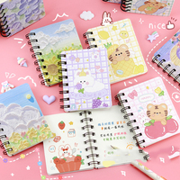 Cuaderno de Bolsillo, Mini Diario Espiral, Bloc de Notas A7, Libreta de Notas, Agenda, Bloc de Notas con Páginas Rayadas para Viajeros