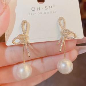 Pendientes de aro finos a la moda para mujer, diseño de colgante de 2 piezas para bodas o vacaciones, regalos de vestir - Product Image 6