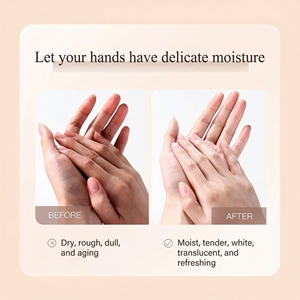 Crème pour les mains à l'acide hyaluronique <span class=keywords><strong>parfum</strong></span>ée, <span class=keywords><strong>hydratante</strong></span> en profondeur, non grasse, marque privée, absorption rapide, anti-fissures, réparation des peaux sèches - Product Image 6