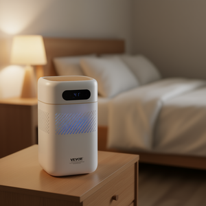 Humidificateur évaporatif Vevor 5L, purificateur d'air de table pour chambre à coucher avec contrôle par application, veilleuse et minuterie - Product Image 2