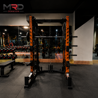 MRD Half Rack Smith Machine Squat Rack Power Cage Barbell Weightlifting Strength Training Multi Gym Home/Gym Fitness Equipment