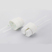 Fabricant sur mesure de flacons cosmétiques à double paroi, capacité 50 ml * 2, 75 ml * 2, flacon en plastique transparent à double compartiment pour soins de la peau