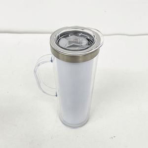 USA Warehouse 20oz Sublimation Blanks DIY Glitter <b>Snow</b> <b>Globe</b> Stainless Steel Storyboard Skinny Tumbler Lid Straw Boiling Water - Product Image 5