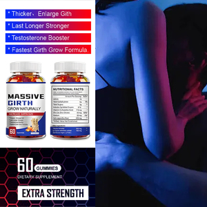 Oem Ashwagandha chiết xuất bột rễ tăng cường nam Gummies 3-inch tăng trưởng 60 đếm dày hơn lớn hơn cho nam giới 60pcs Gummies - Product Image 4
