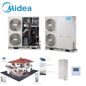 Midea nuevos tiempos de policía sst 50hz 9 kw dc fuente de aire evi resistente al calor de la bomba de erp del tanque de agua - Product Image 5
