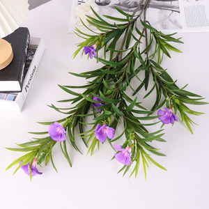Adelfa de rama grande de 107cm, plantas artificiales, paisaje, decoración del hogar, plantas y vegetación, hojas de tacto Real, adelfa de imitación - Product Image 3