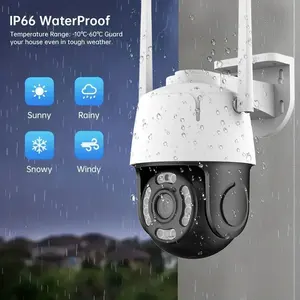 Kamera Keamanan WiFi Tahan Air IP65, HD Luar Ruangan, Deteksi Gerakan, Penglihatan Malam, CCTV Nirkabel untuk Rumah & Bisnis - Product Image 3
