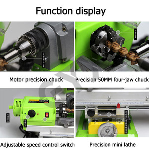 Multi-function Manual Lathe High Cost Performance <b>Mini</b> Round Bead Machine High Woodworking Lathes <b>Drills</b> - Product Image 1