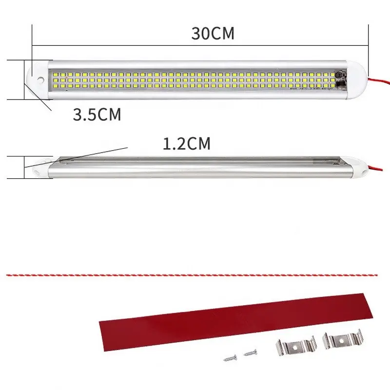 แถบไฟ LED สำหรับติดท้ายรถเทรลเลอร์รถบ้านอะลูมิเนียม