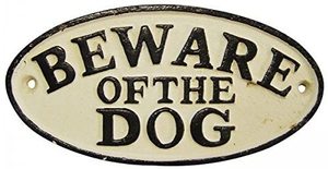 MIND YOUR HEAD Cast Iron General Sign Wall Decor - Product Image 2