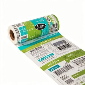 Rouleau laminé par flexographie en plastique souple de film d'étanchéité de qualité alimentaire personnalisé pour les emballages d'assaisonnement de chocolat et de lait - Product Image 1