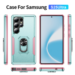 Funda Protectora Resistente a Caídas con Soporte Giratorio <span class=keywords><strong>2</strong></span> en 1 para Teléfono Móvil Samsung <span class=keywords><strong>Galaxy</strong></span> S25/S25+/S25 Plus/S25 Ultra - Product Image 6