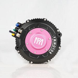 Motor de Accionamiento Medio PMSM sin Escobillas de Alto Torque y Alta Velocidad de 4000-15000W para Bicicleta/Bicicleta Eléctrica/Scooter/Motocicleta, Resistente al Agua IP67, 160 PMSM - Product Image 2