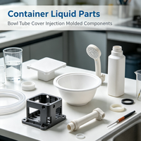 Composants d'électroménager OEM de haute qualité en plastique moulé par injection : Tête de douche, boîtier de lampe, abat-jour, base d'équipement