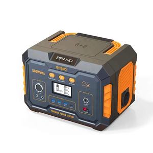 Centrale électrique portable à éclairage <span class=keywords><strong>rechargeable</strong></span> 220v 500w centrale électrique portable de camping en plein air avec panneau solaire - Product Image 2