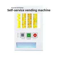 Distributeur automatique de serviettes en papier, libre-service, sans personnel, petit format, à monnayeur, paiement par scan, écran LED, blanc, pour toilettes publiques