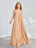 Chemise de nuit pour femmes robe d'été sans manches avec fines bretelles robes de nuit pour femme robes de maternité