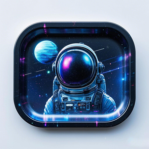 Эксклюзивный металлический лоток для курения, Яркий индивидуальный дизайн, Заводская Прямая цена, оптовые скидки, быстрая доставка - Product Image 2